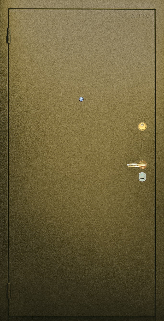Цвет "Бронза": двери с напылением различного назначения, сочетаются с любыми видами отделки изнутри