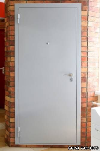 Качественные технические двери из металла с окраской RAL 7035